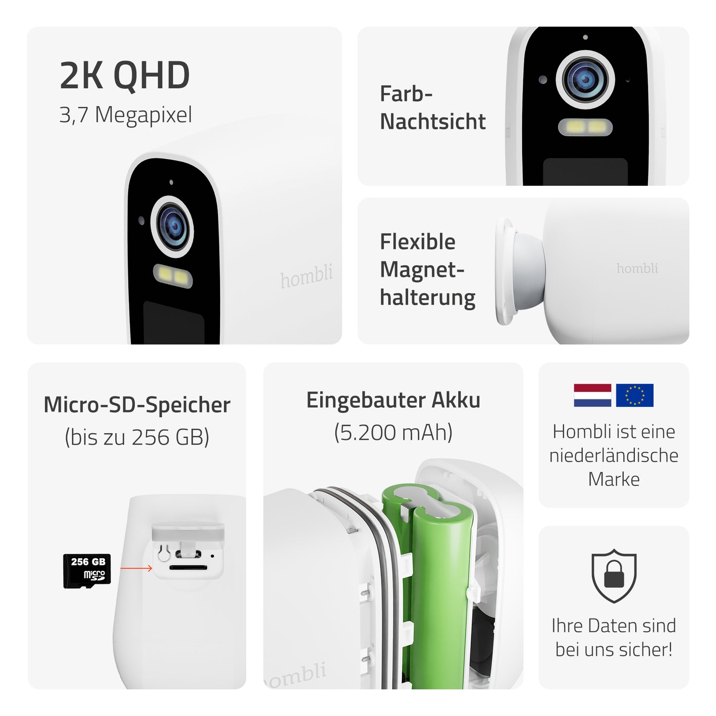 Hombli Batteriekamera (Smart Battery Cam)