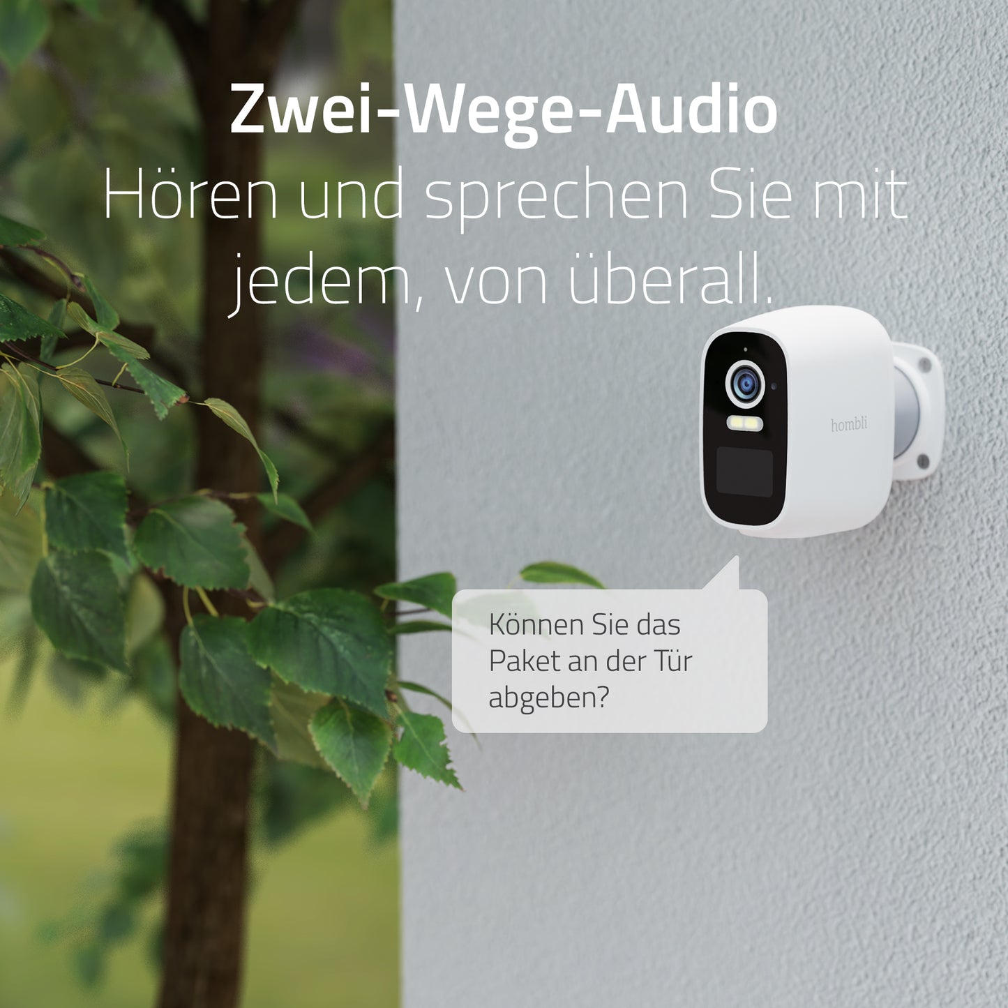 Hombli Batteriekamera (Smart Battery Cam)