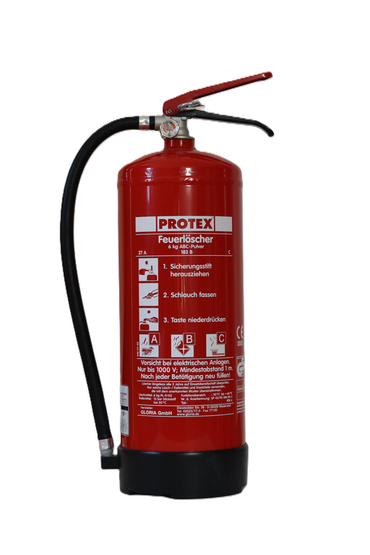Protex Pulverfeuerlöscher – 6 Liter